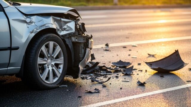 BMW rozbite na Wrocławskiej. Kierowca po narkotykach